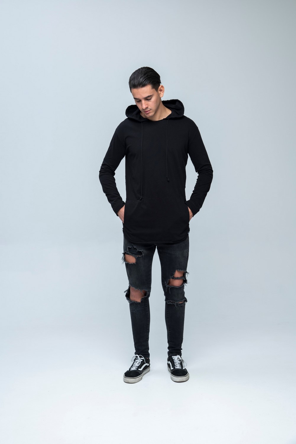 LS Carbon Hoodie Black