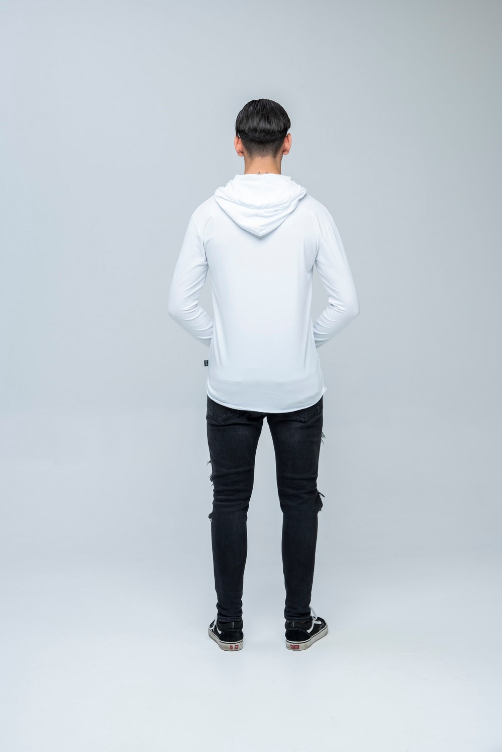 LS Carbon Hoodie White