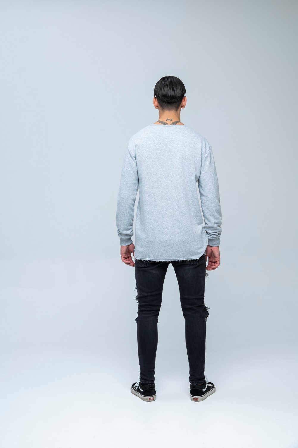 LS Reglan Sweat Grey Melange