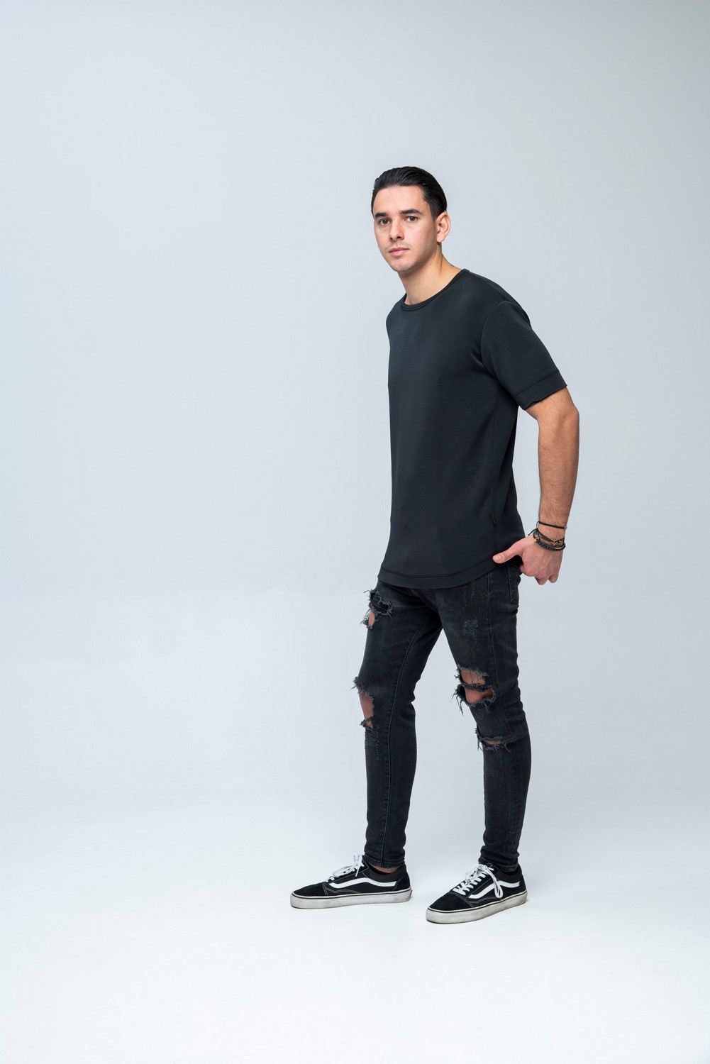 Cupro Neo Tee Black