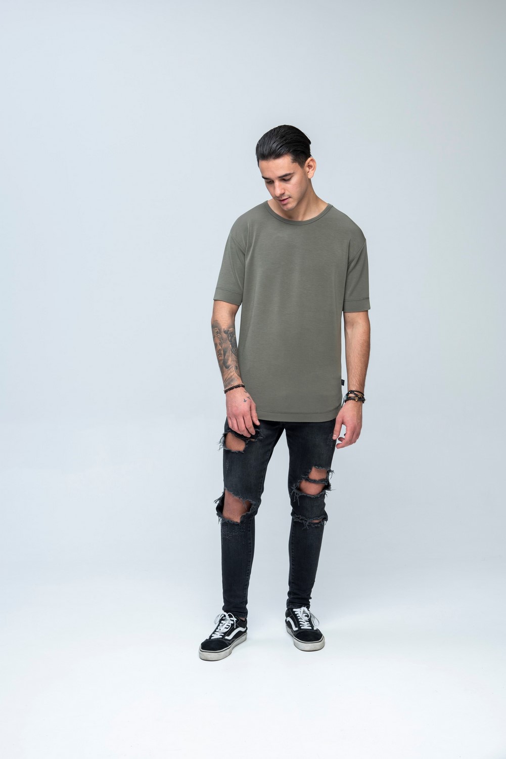 Cupro Neo Tee Khaki