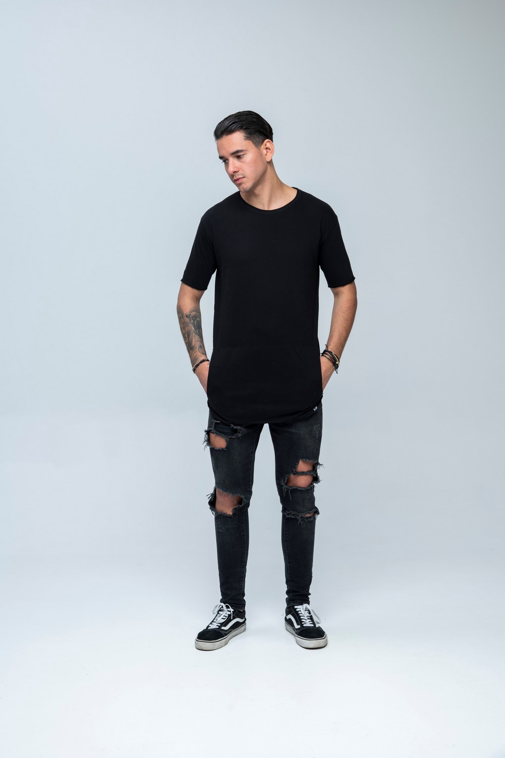 SS Carbon Pocket Tee Black