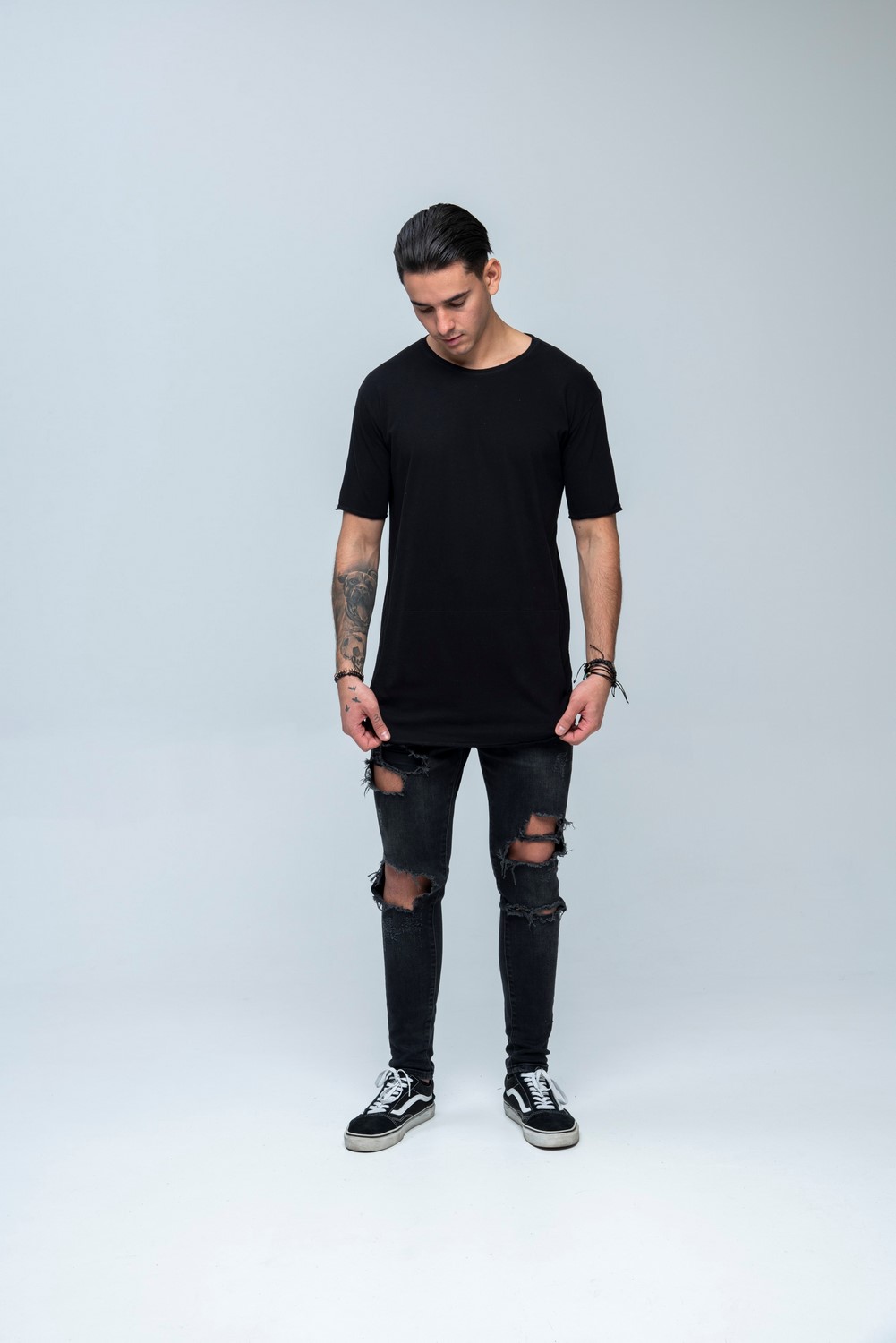 SS Carbon Pocket Tee Black