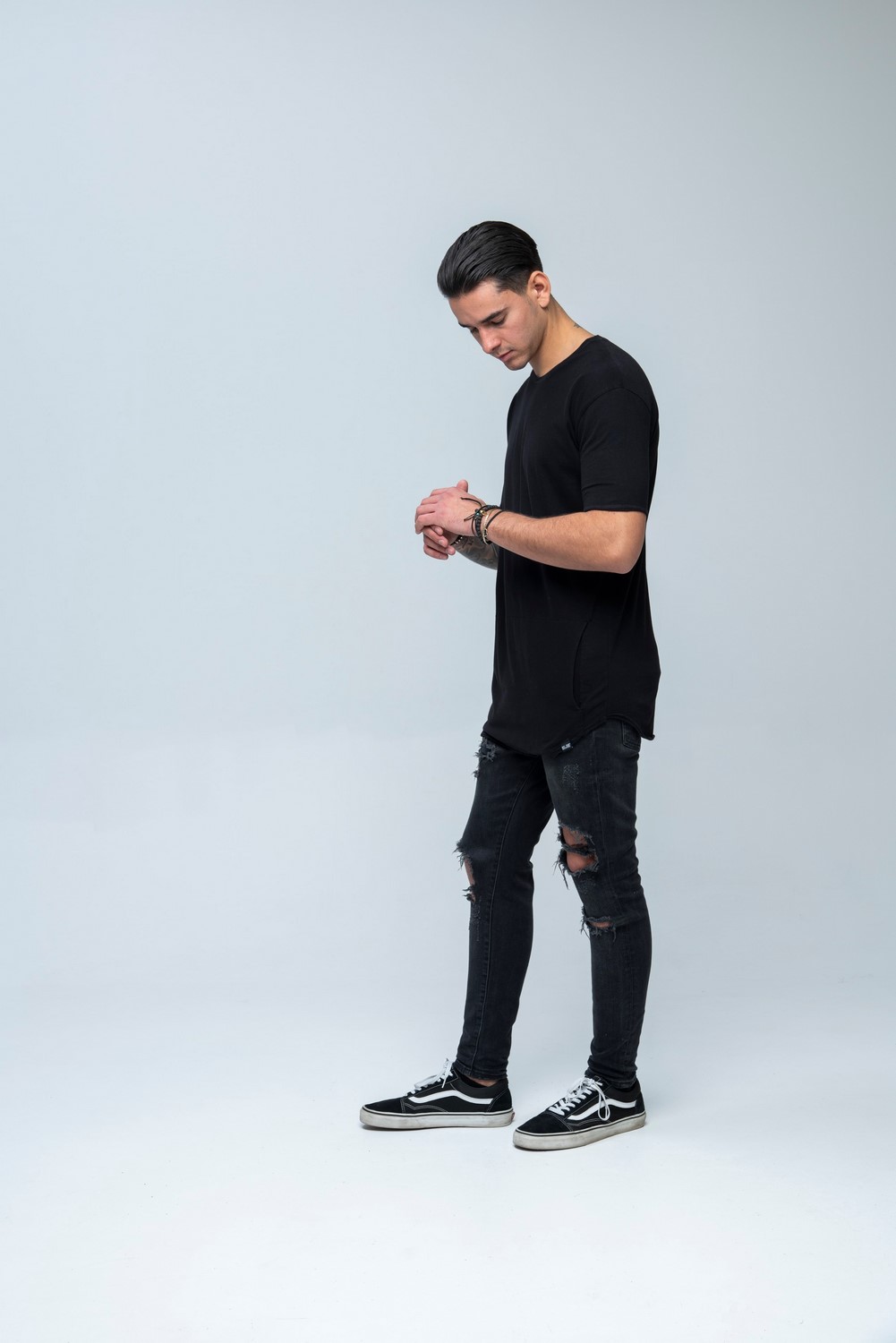 SS Carbon Pocket Tee Black