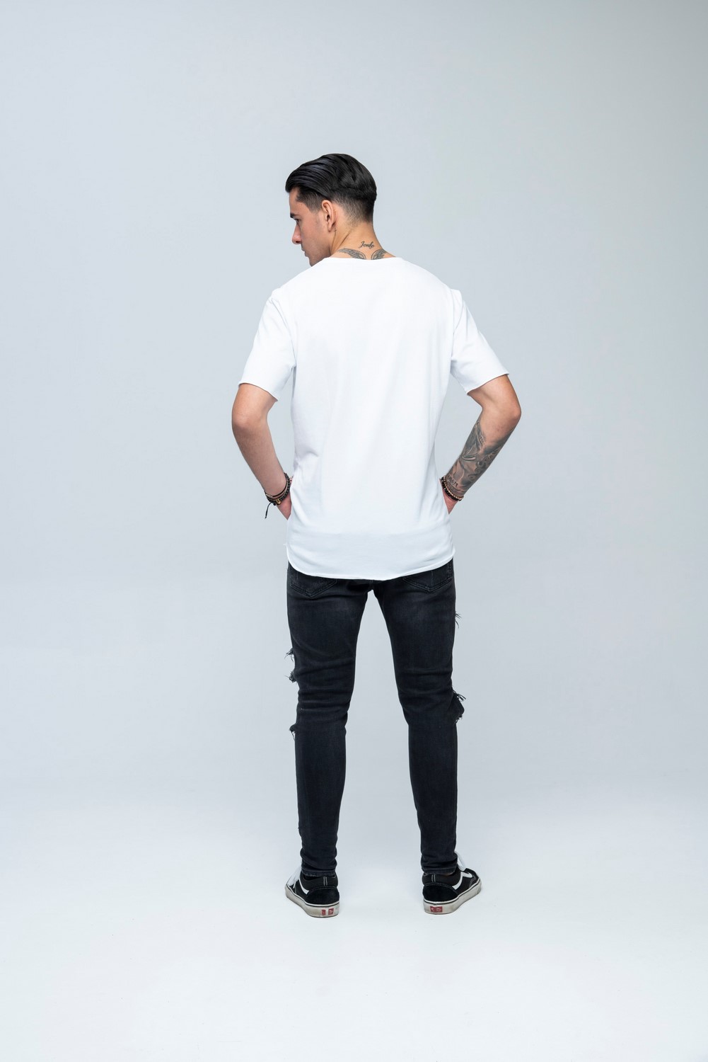 SS Carbon Pocket Tee White