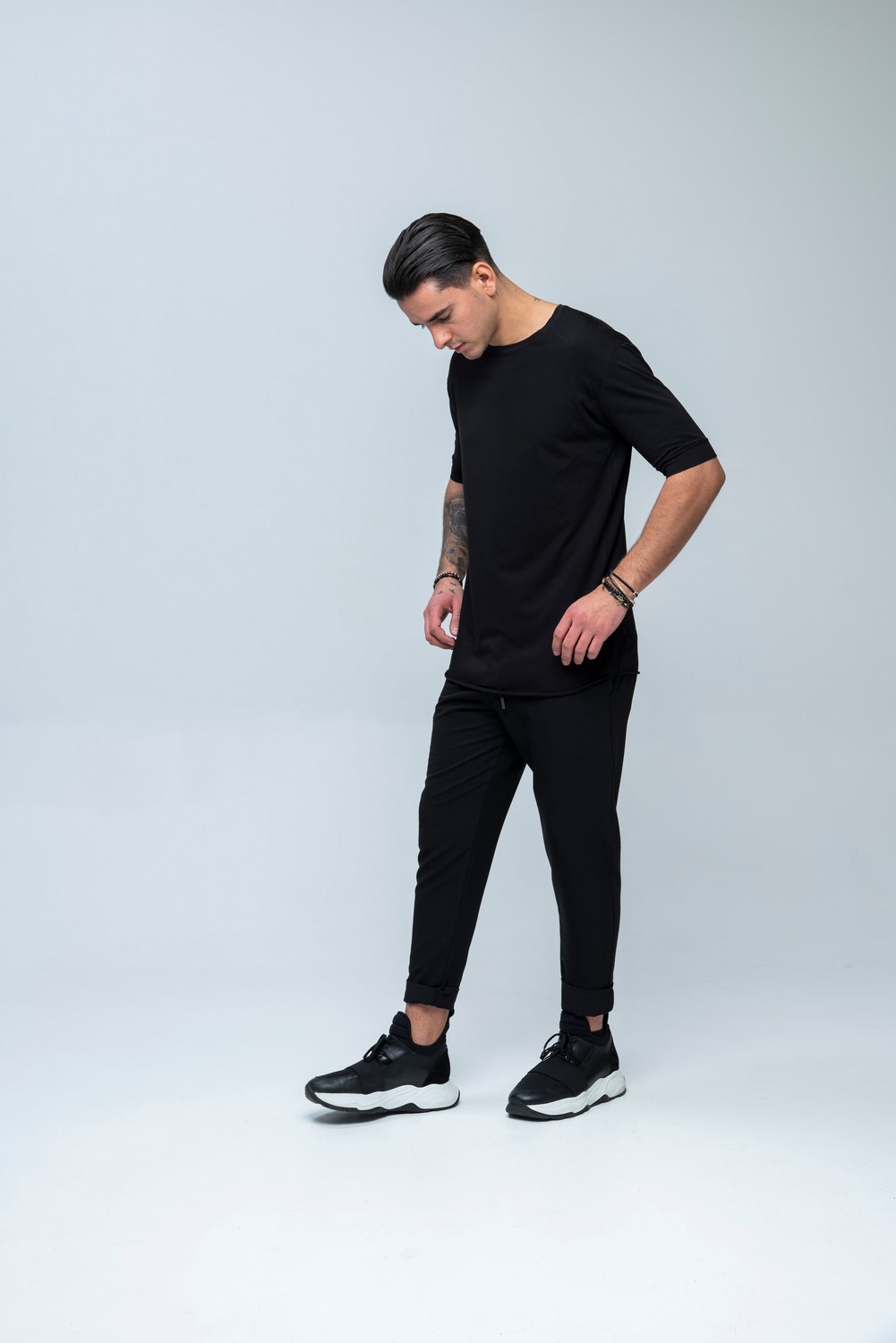 Modal LH Tee Black