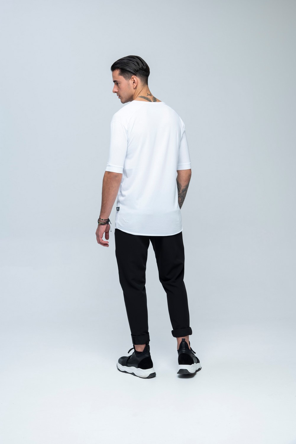 Modal LH Tee White